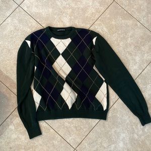 Brandy Melville argyle sweater